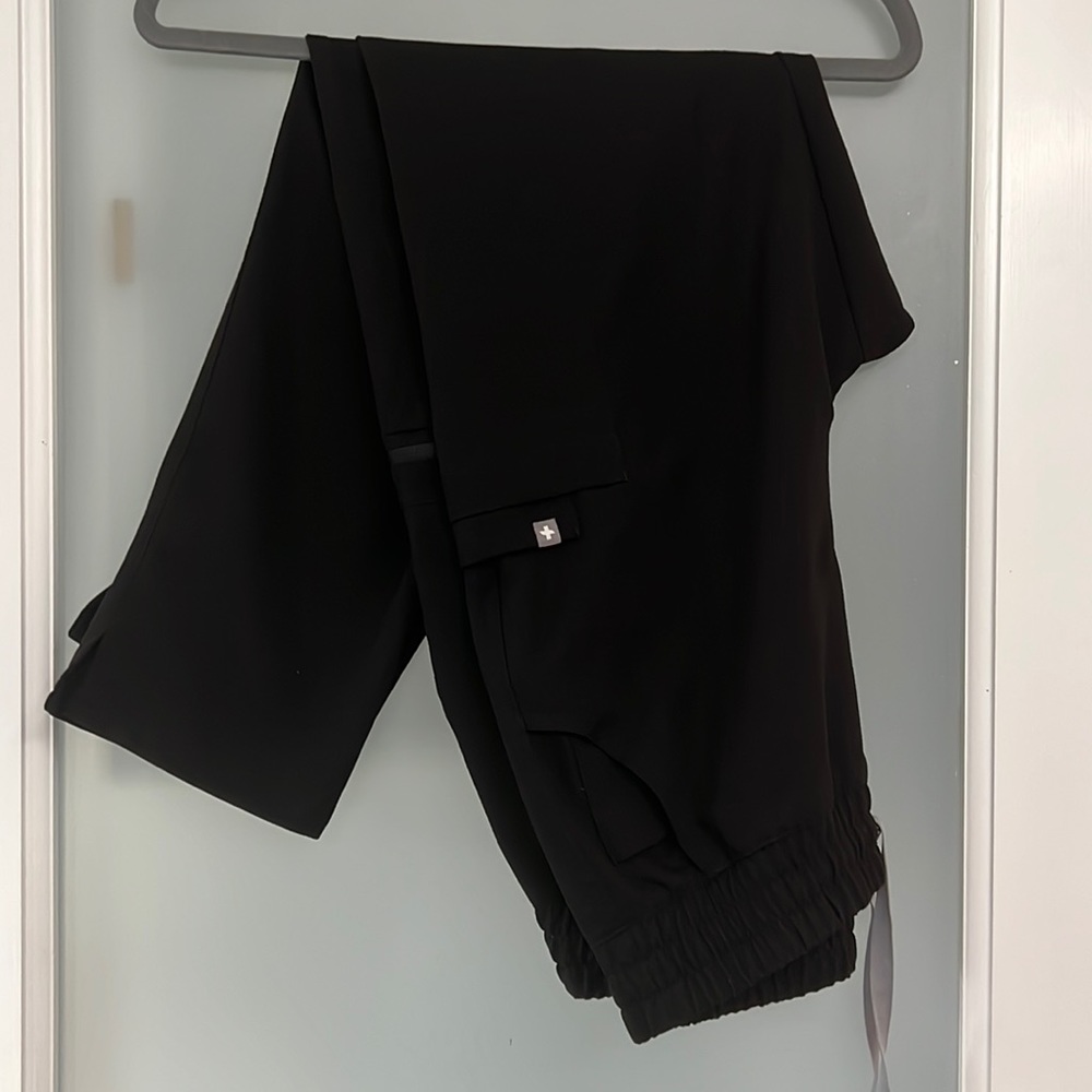 COPY - Figs Black Yola High Waisted petite